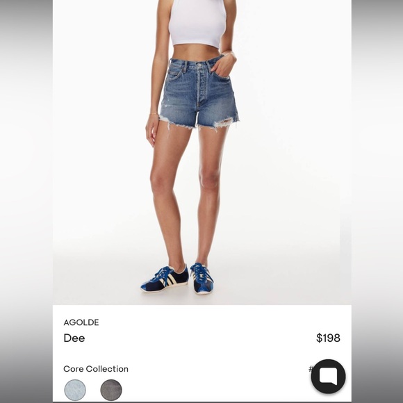 Agolde Dee denim shorts - Picture 4 of 6